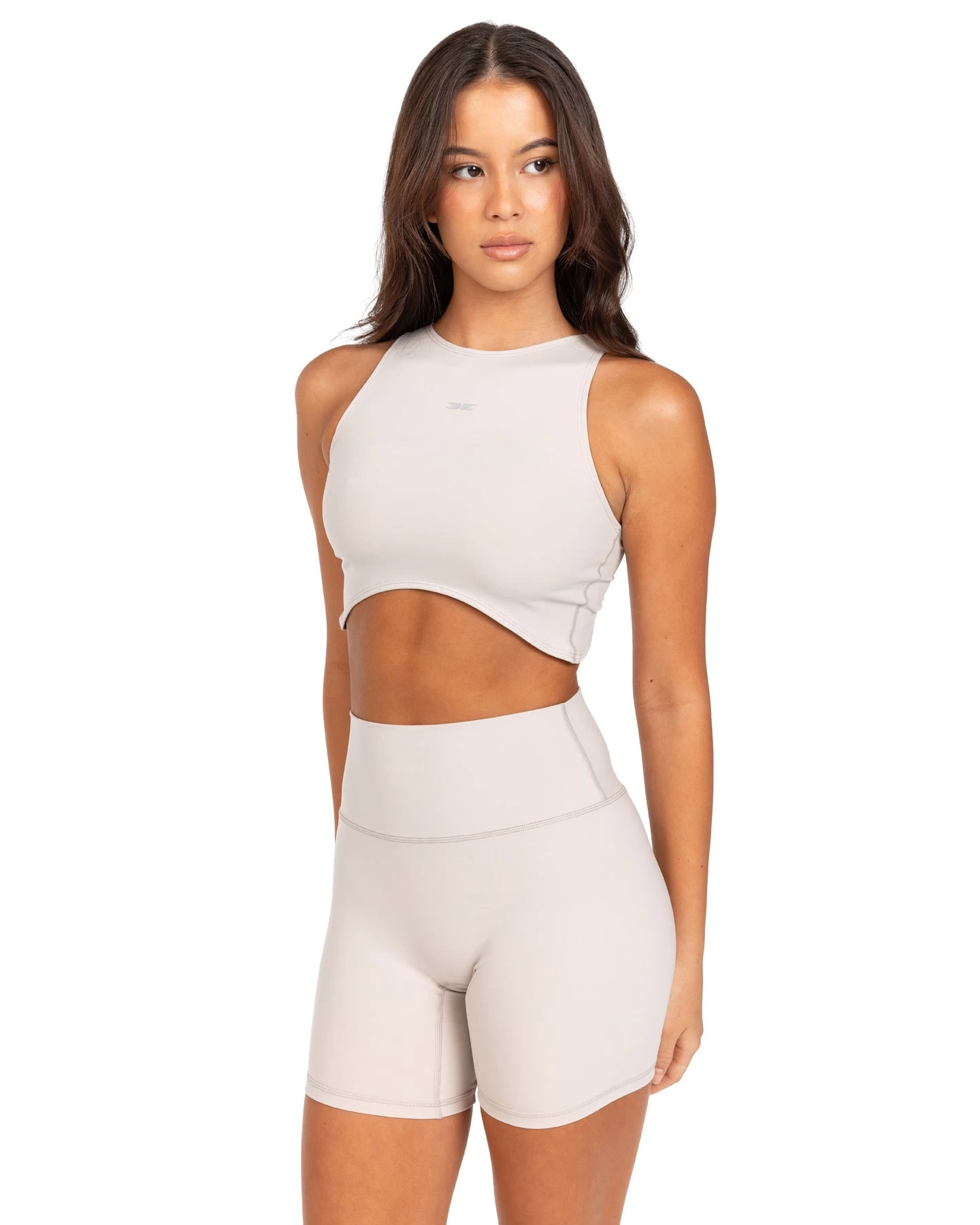 Elite Eleven Aura Curve Tank - Oat Latte 4 Elite Eleven Aura Curve Tank - Oat Latte - Image 4