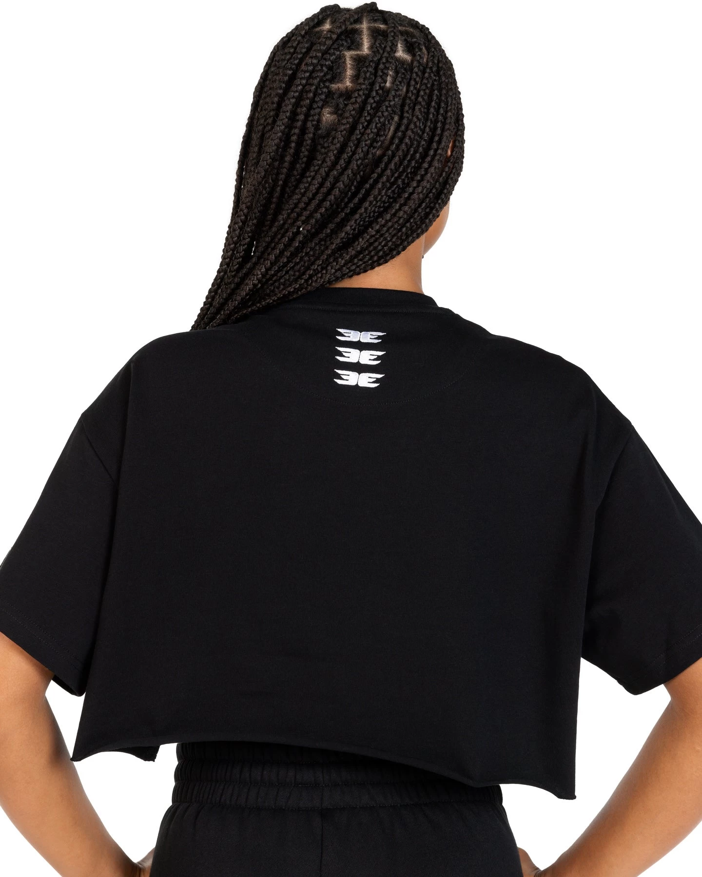 Elite Eleven Women's Cropped Registered Tee - Black 4 Elite Eleven Women's Cropped Registered Tee - Black - Image 4