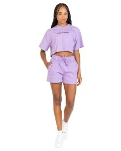 Elite Eleven Women's Cropped Registered Tee - Purple 6 Elite Eleven Women's Cropped Registered Tee - Purple -Fit Style Shop REGISTEREDSETS66645