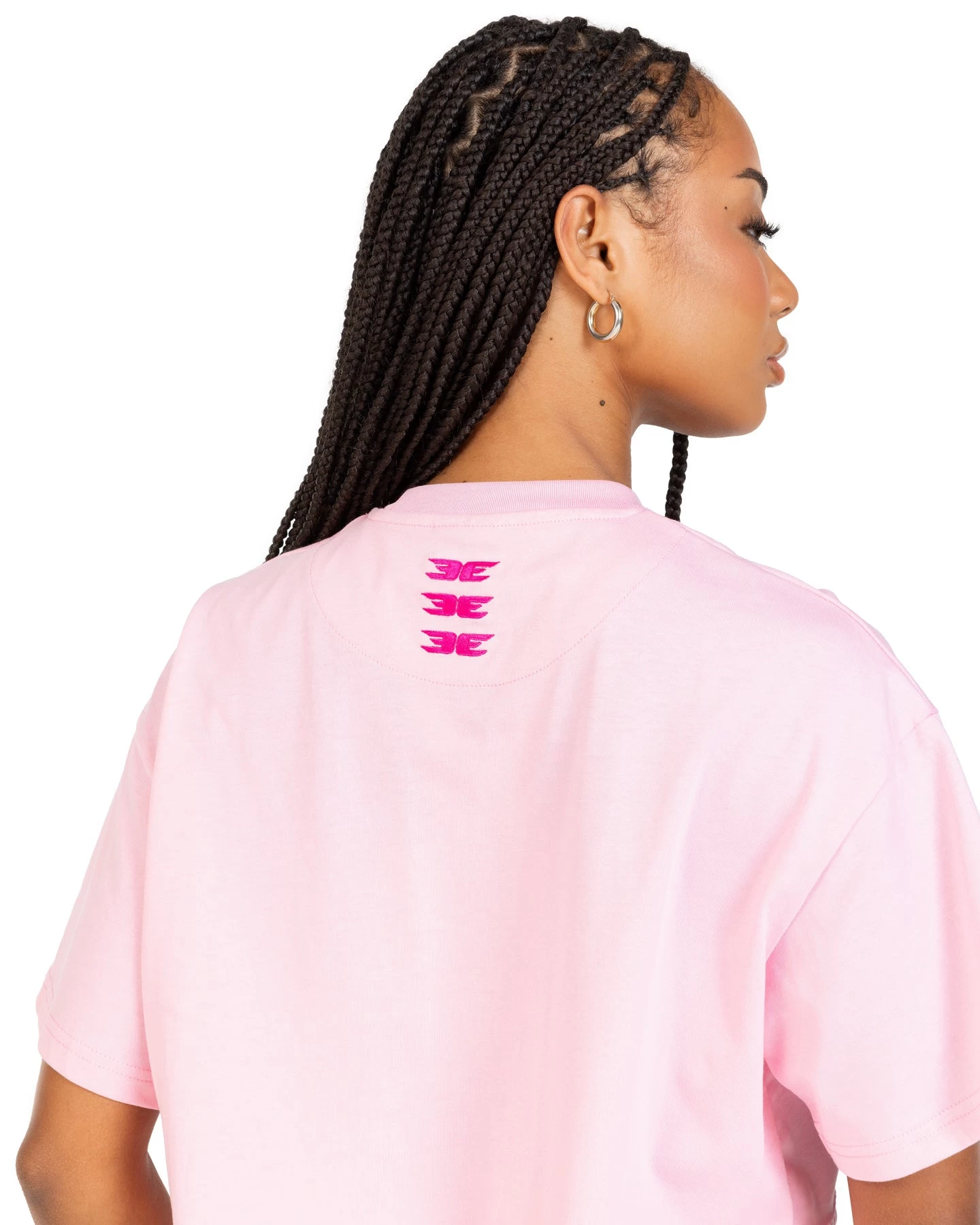 Elite Eleven Women's Cropped Registered Tee - Pink 2 Elite Eleven Women's Cropped Registered Tee - Pink - Image 2
