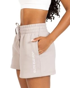 Elite Eleven Women's Registered Shorts - Taupe 10 Elite Eleven Women's Registered Shorts - Taupe -Fit Style Shop REGISTEREDSETS67989