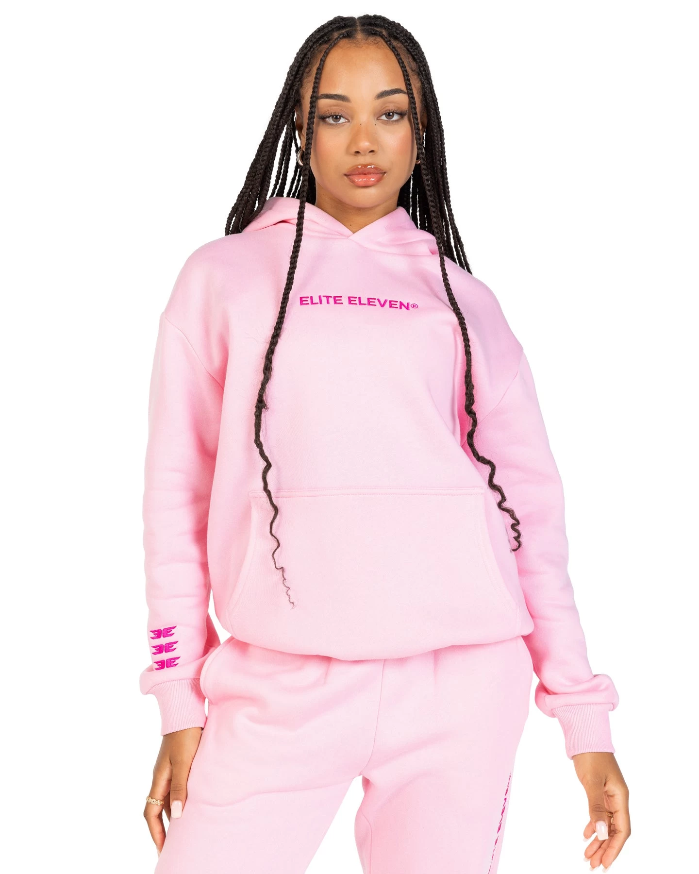 Elite Eleven Registered Hoodie - Pink 2 Elite Eleven Registered Hoodie - Pink - Image 2