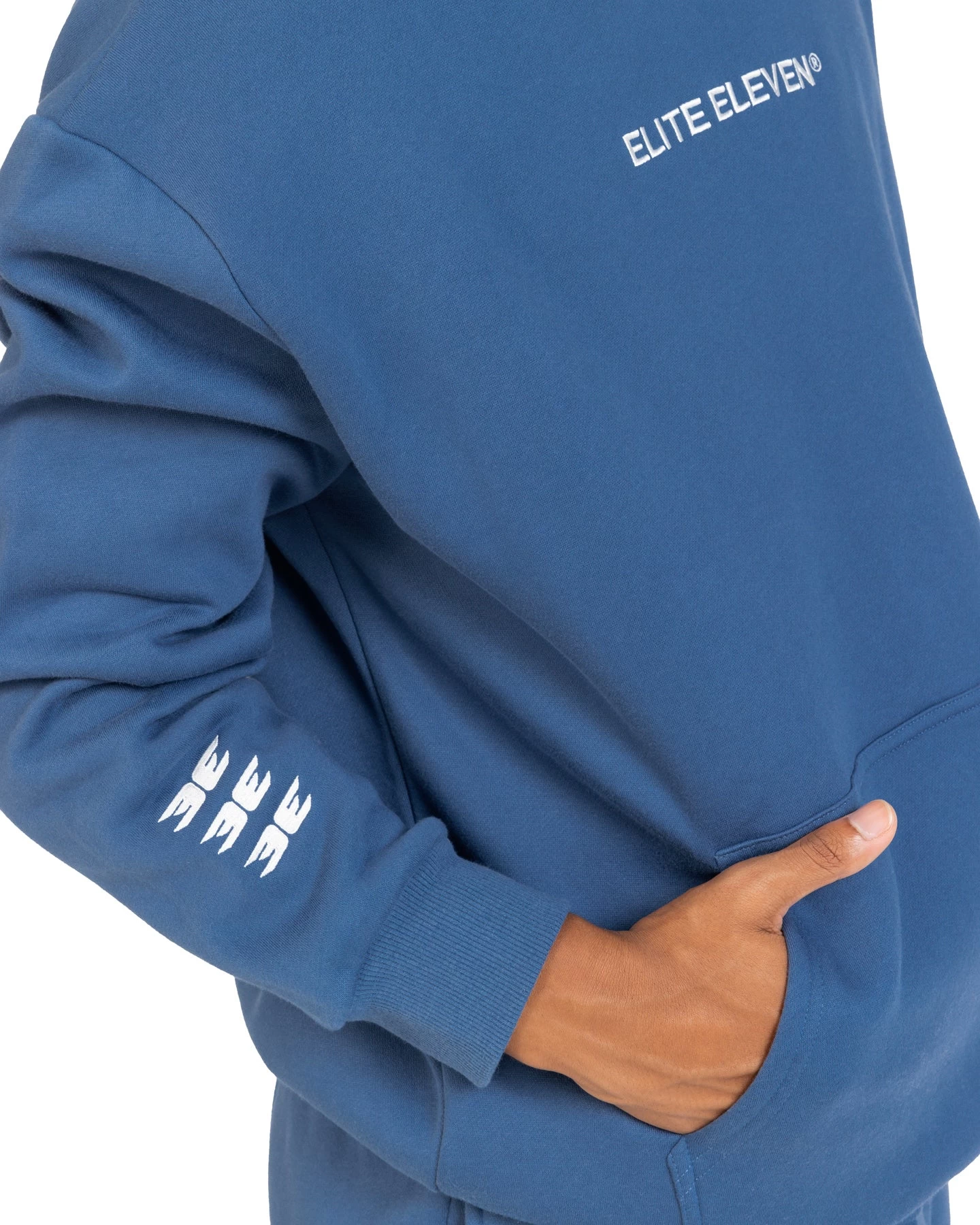 Elite Eleven Registered Hoodie - Mid Blue 7 Elite Eleven Registered Hoodie - Mid Blue - Image 7