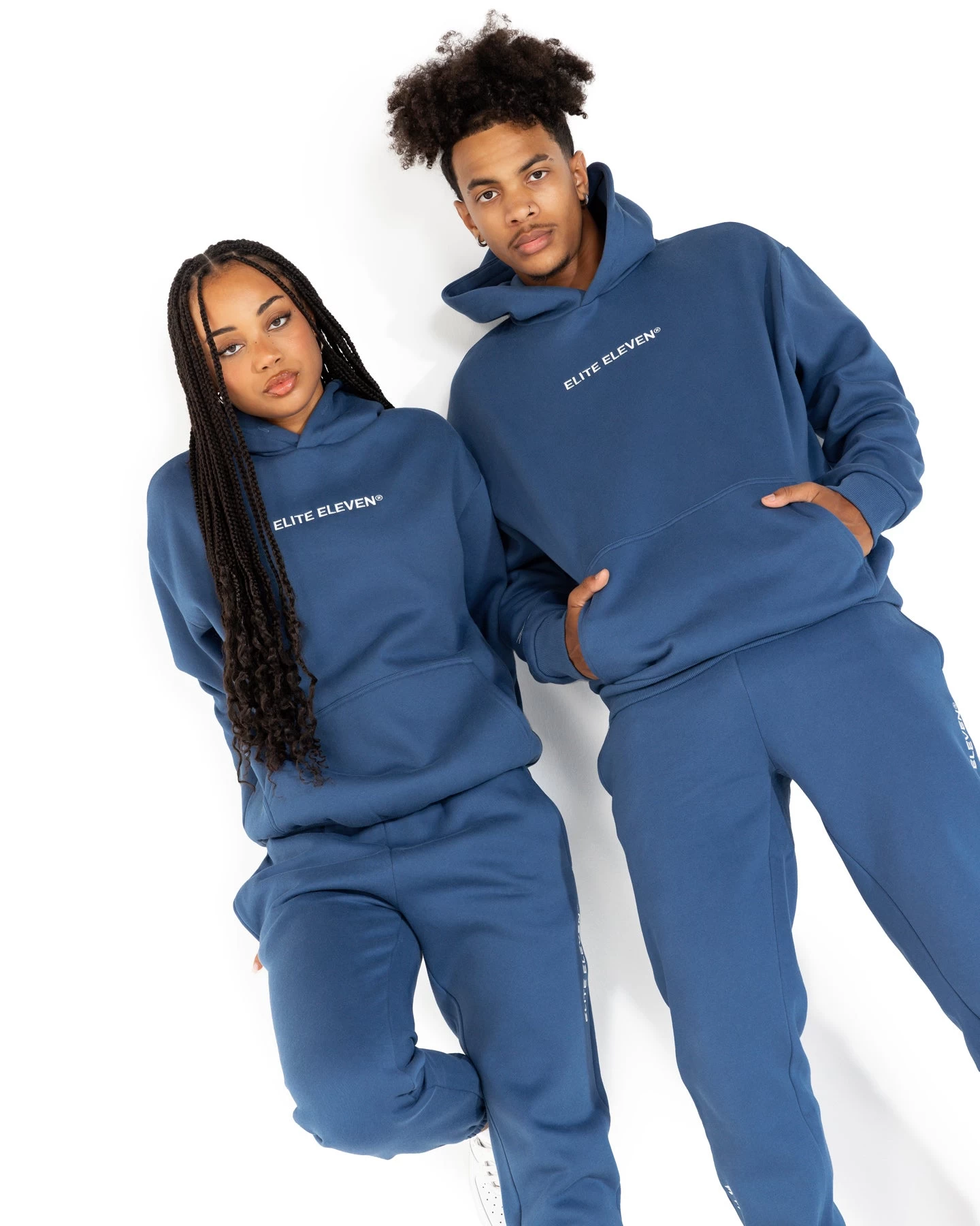 Elite Eleven Registered Hoodie - Mid Blue 1 Elite Eleven Registered Hoodie - Mid Blue