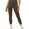 Elite Eleven Ribbed Seamless Leggings - Olive