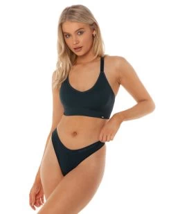Elite Eleven Ribbed Seamless Strappy Bra - Navy -Fit Style Shop SEAMLESSRIBBED12 32234 54fe5f13 035e 4fdb a782 f7c410af1723