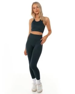 Elite Eleven Ribbed Seamless Support Bra - Navy 6 Elite Eleven Ribbed Seamless Support Bra - Navy -Fit Style Shop SEAMLESSRIBBED12 32342