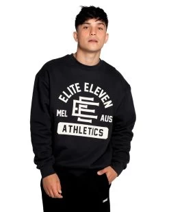 Elite Eleven Athletics Team Crewneck - Black -Fit Style Shop ath.team .blk 8