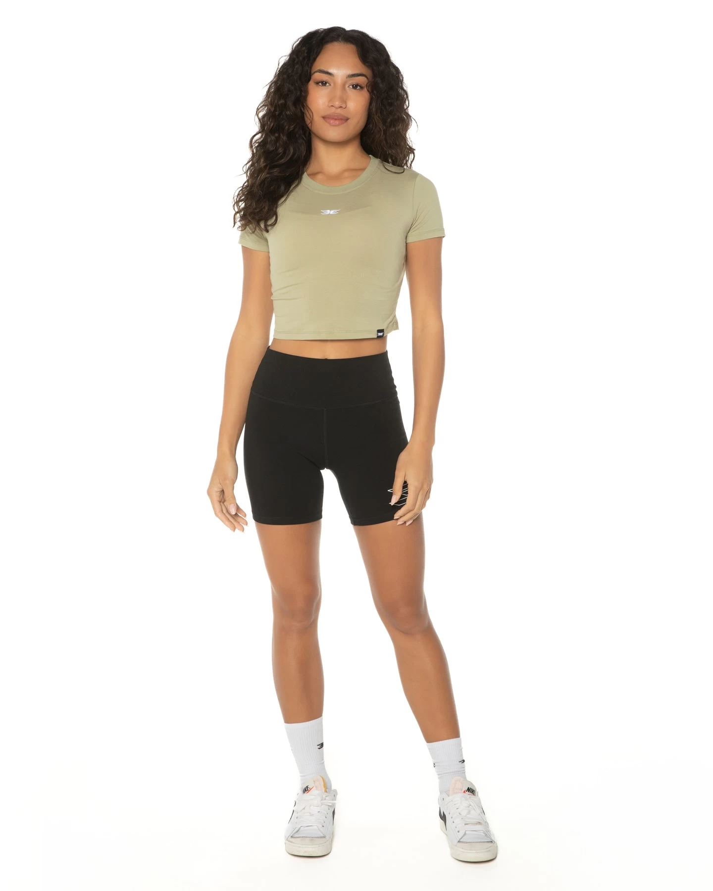 Elite Eleven Elite Crop Tee - Sage 2 Elite Eleven Elite Crop Tee - Sage - Image 2
