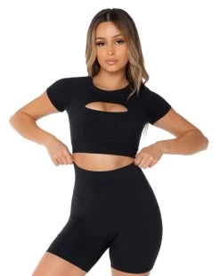 Elite Eleven Aura Scrunch Shorts - Black 7 Elite Eleven Aura Scrunch Shorts - Black -Fit Style Shop black.2 16