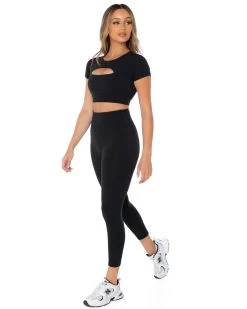 Elite Eleven 7/8 Aura Scrunch Leggings - Black -Fit Style Shop black.2 40