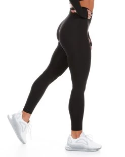 Elite Eleven Cross Over Leggings - Black -Fit Style Shop black.crossover 22of27