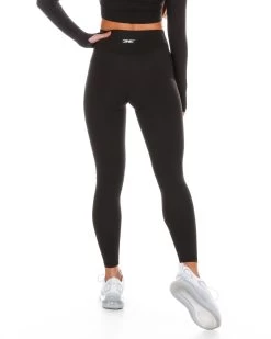 Elite Eleven Cross Over Leggings - Black -Fit Style Shop black.crossover 23of27