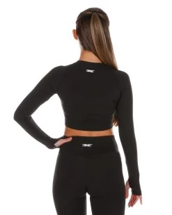 Elite Eleven Cross Over Long Sleeve - Black -Fit Style Shop black.crossover 27of27