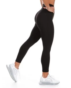 Elite Eleven 7/8 Cross Over Leggings - Black 8 Elite Eleven 7/8 Cross Over Leggings - Black -Fit Style Shop black.crossover 4of27