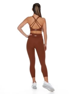 Elite Eleven 7/8 Cross Over Leggings - Cappuccino -Fit Style Shop cappucino.crossover 5of27