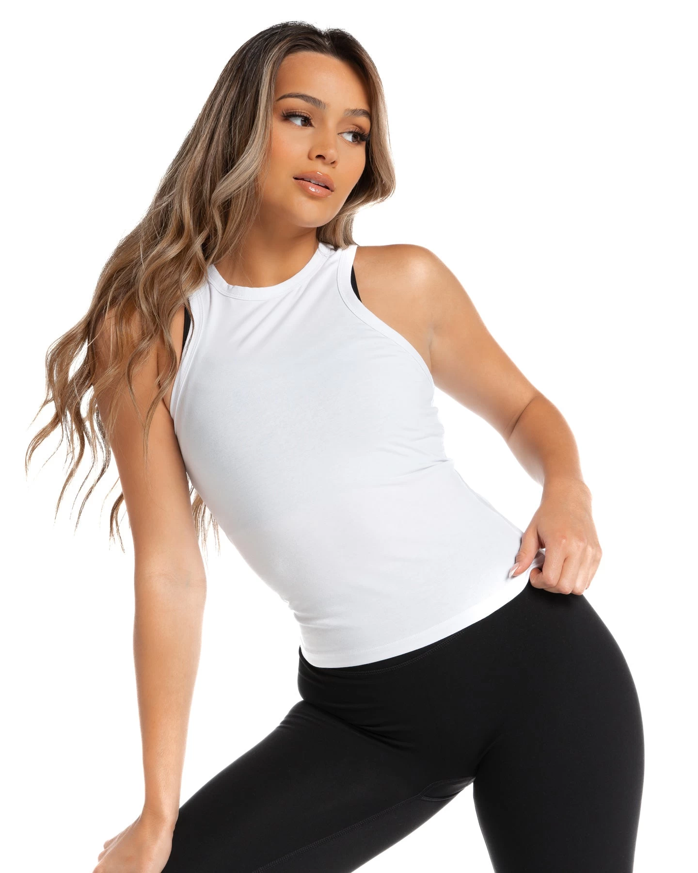 Elite Eleven Charm Singlet - White 1 Elite Eleven Charm Singlet - White