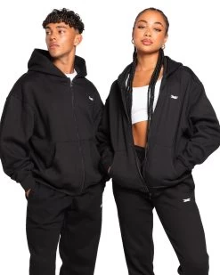 Elite Eleven Classic Zip Through - Black