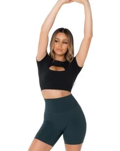 Elite Eleven Aura Scrunch Shorts - Deep Forest -Fit Style Shop deepforesty.2 14