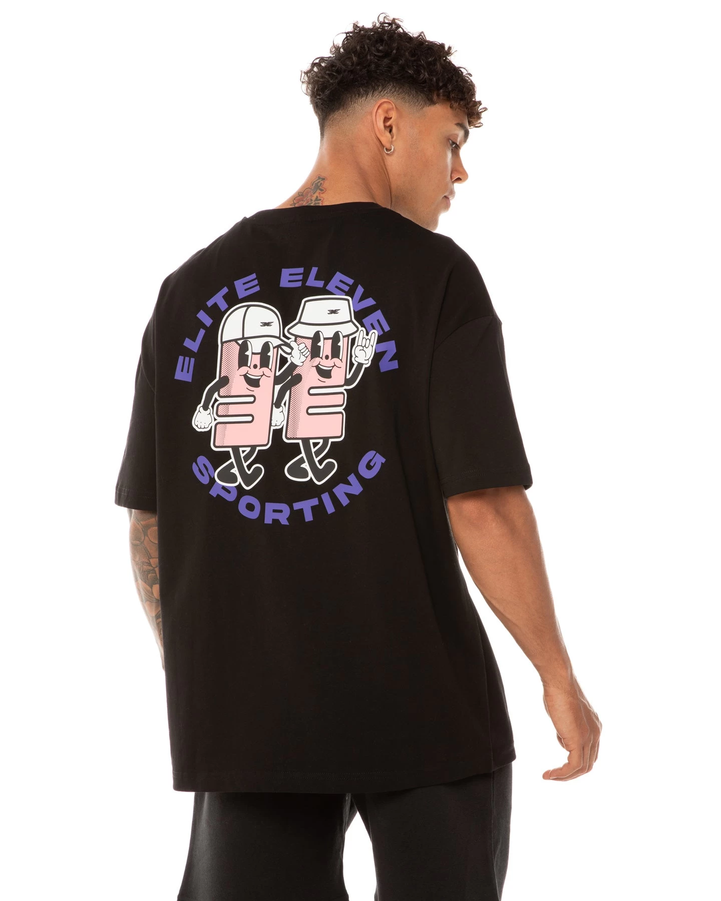 Elite Eleven Mascot Tee - Black 3 Elite Eleven Mascot Tee - Black - Image 3