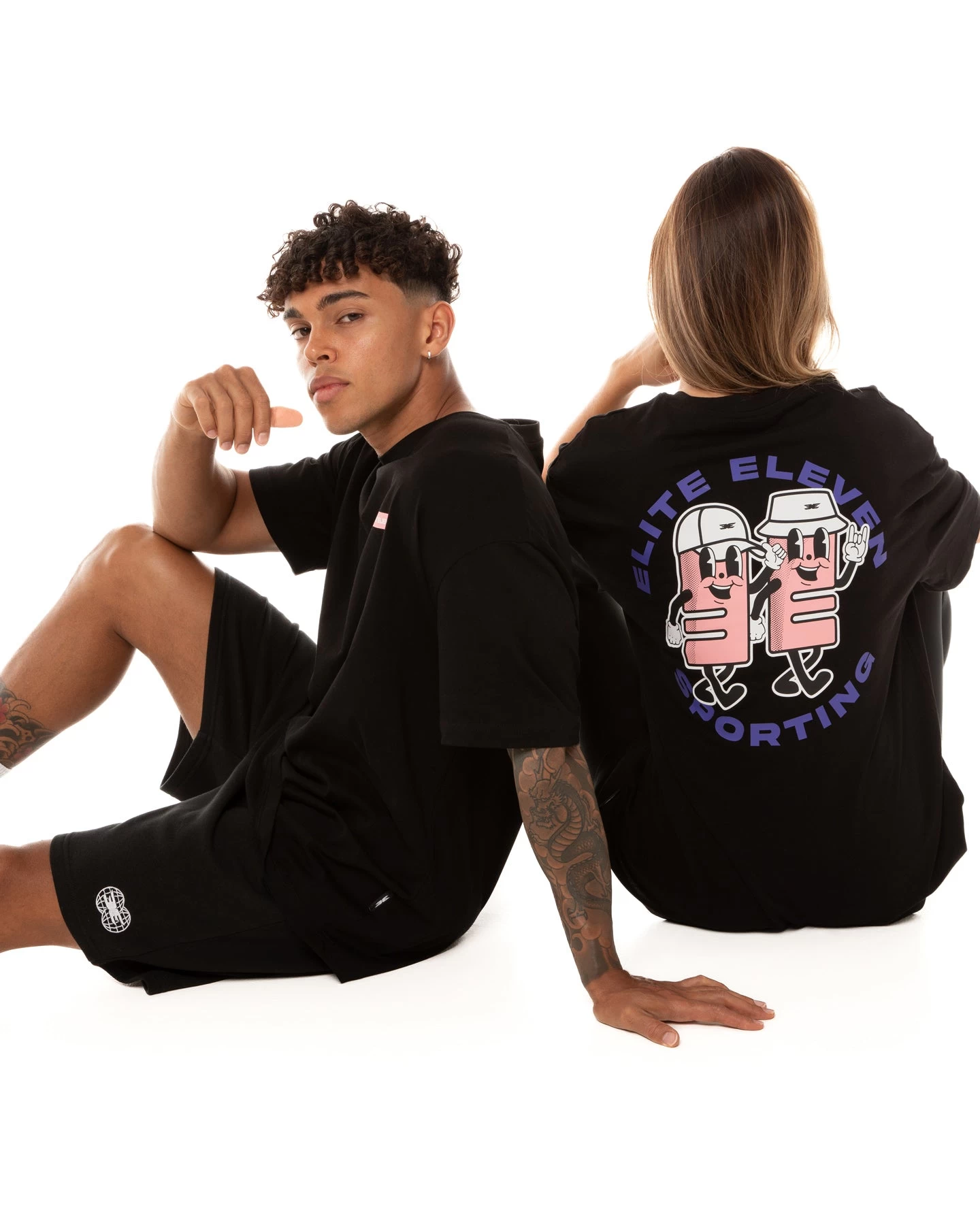 Elite Eleven Mascot Tee - Black 1 Elite Eleven Mascot Tee - Black