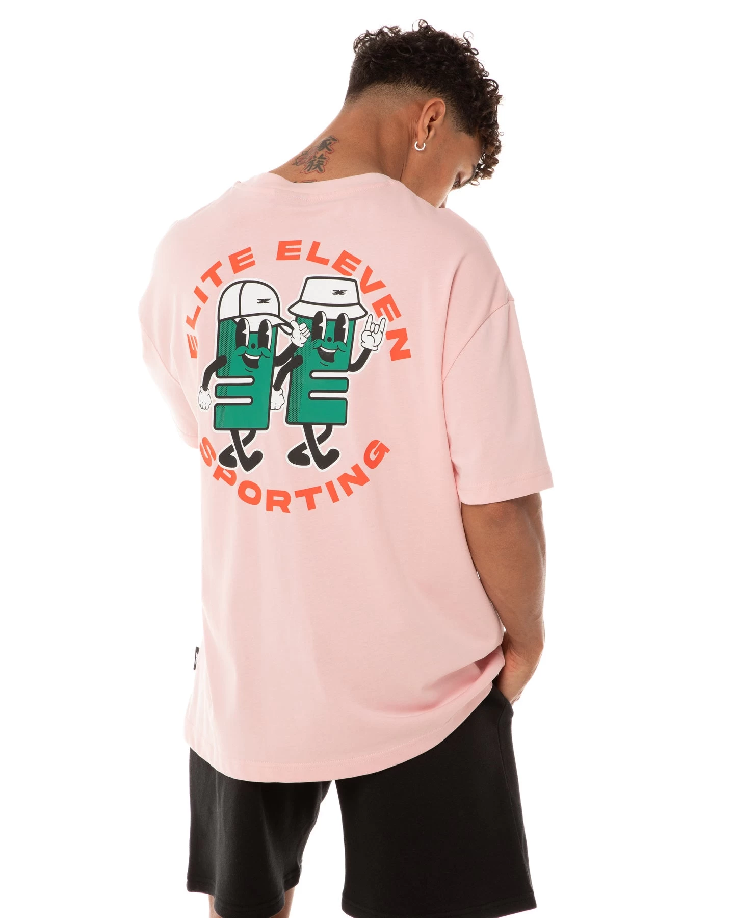 Elite Eleven Mascot Tee - Pink 2 Elite Eleven Mascot Tee - Pink - Image 2