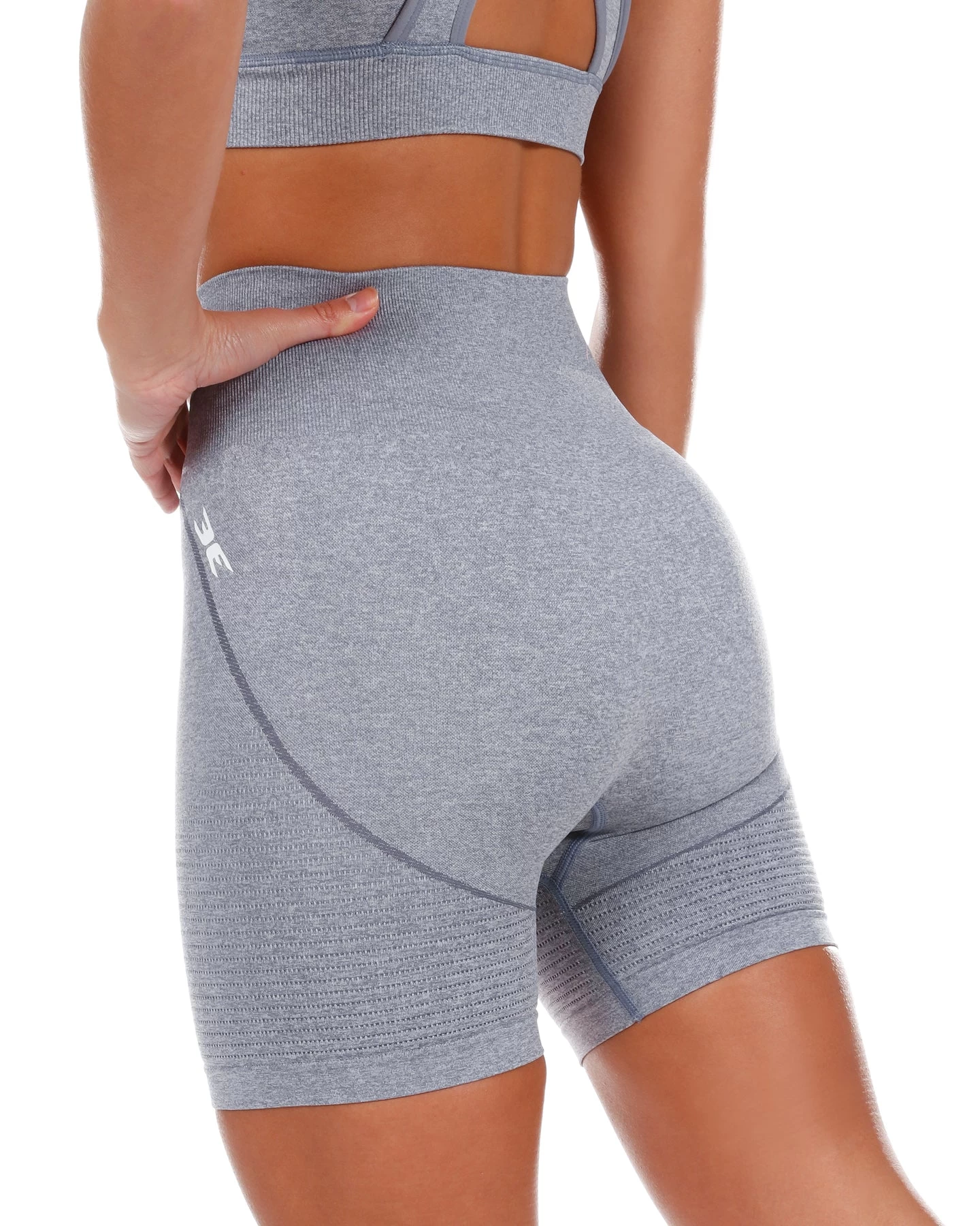 Elite Eleven Elite Seamless Shorts - Grey Mist 4 Elite Eleven Elite Seamless Shorts - Grey Mist - Image 4