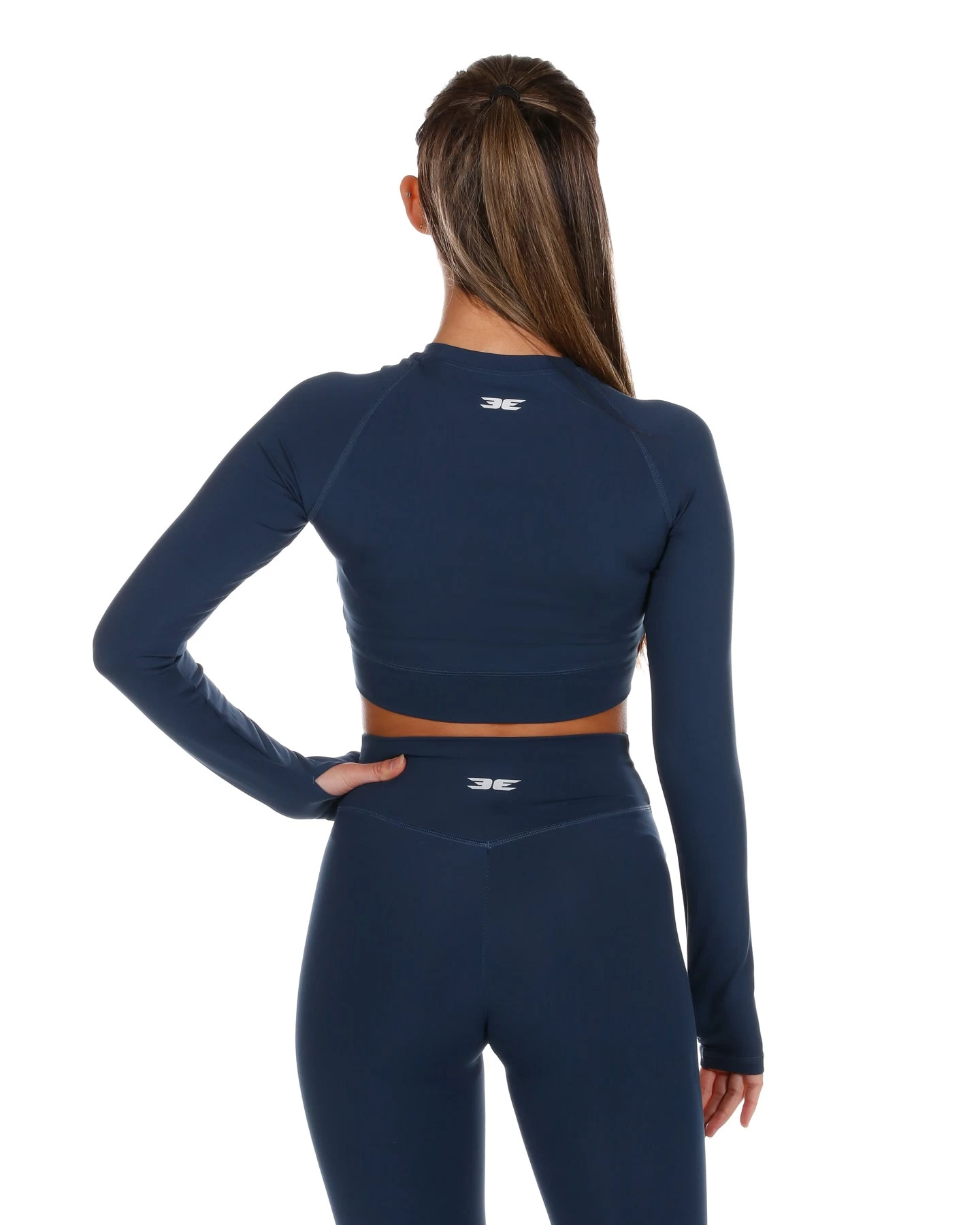 Elite Eleven Cross Over Long Sleeve - Navy Blue 2 Elite Eleven Cross Over Long Sleeve - Navy Blue - Image 2