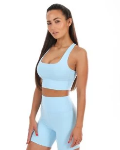 Elite Eleven EE Square Neck Bra - Pastel Blue