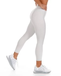 Elite Eleven 7/8 Cross Over Leggings - Pearl Grey 9 Elite Eleven 7/8 Cross Over Leggings - Pearl Grey -Fit Style Shop pearlgrey.crossover 4of30