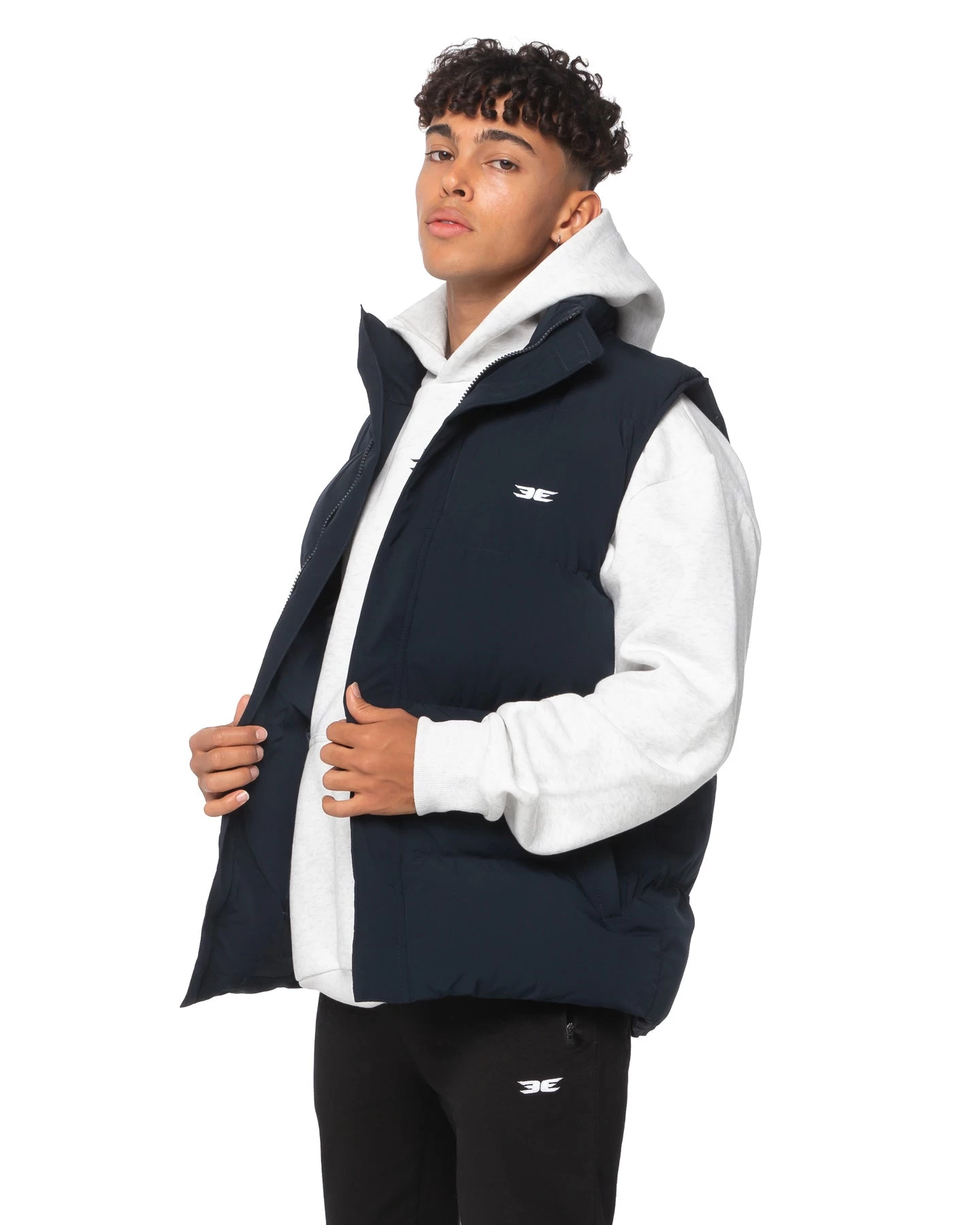 Elite Eleven Unisex Puffer Vest - Navy 2 Elite Eleven Unisex Puffer Vest - Navy - Image 2