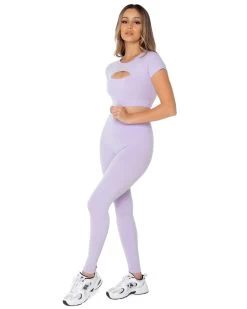 Elite Eleven Aura Scrunch Leggings - Lilac -Fit Style Shop purple.2 38