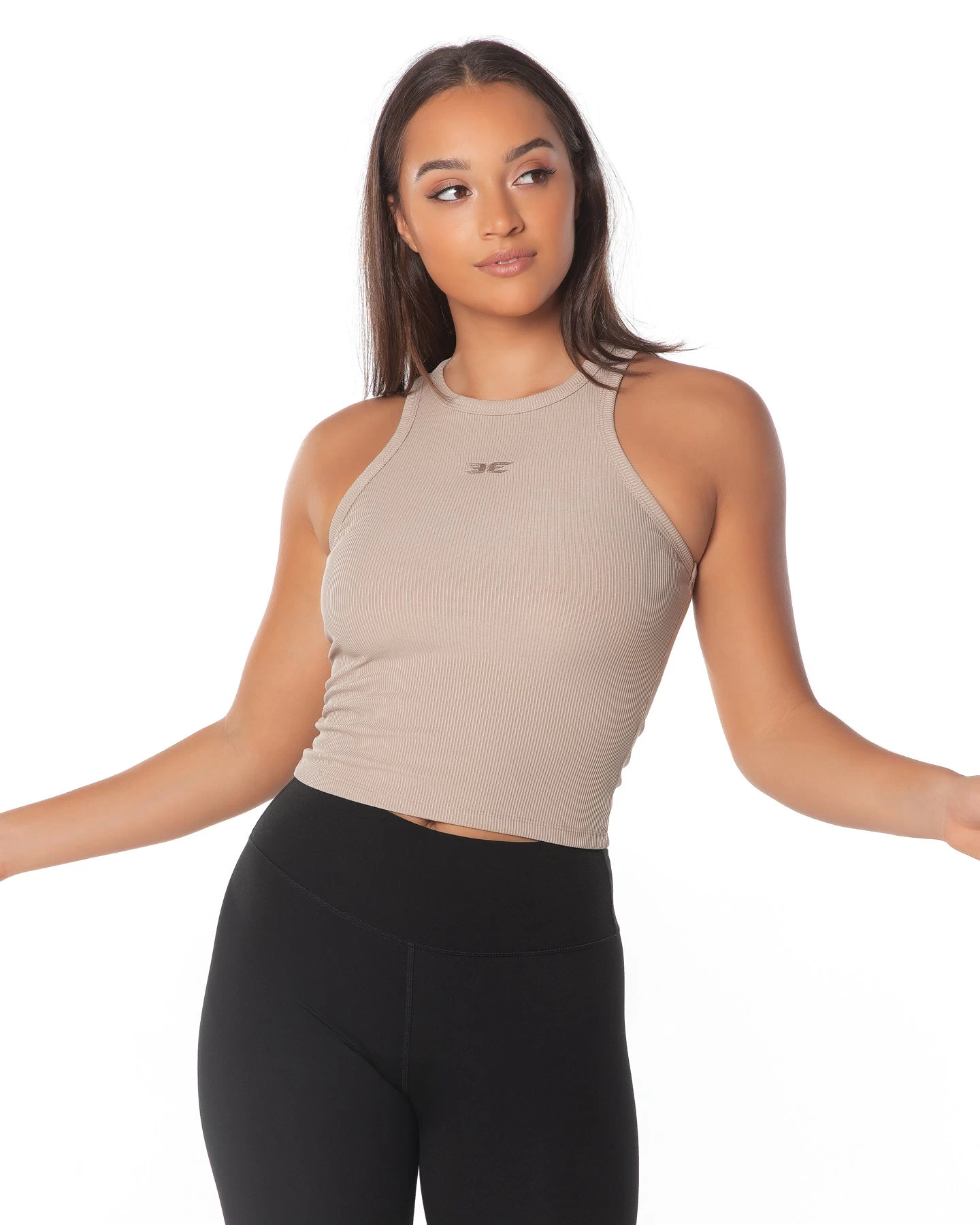 Elite Eleven Ribbed Singlet - Beige 1 Elite Eleven Ribbed Singlet - Beige