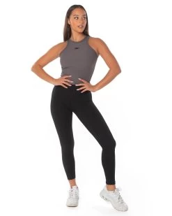 Elite Eleven Ribbed Singlet - Charcoal -Fit Style Shop ribbed.S 58