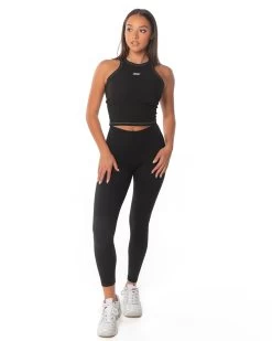 Elite Eleven Ribbed Singlet - Black -Fit Style Shop ribbed.S 6