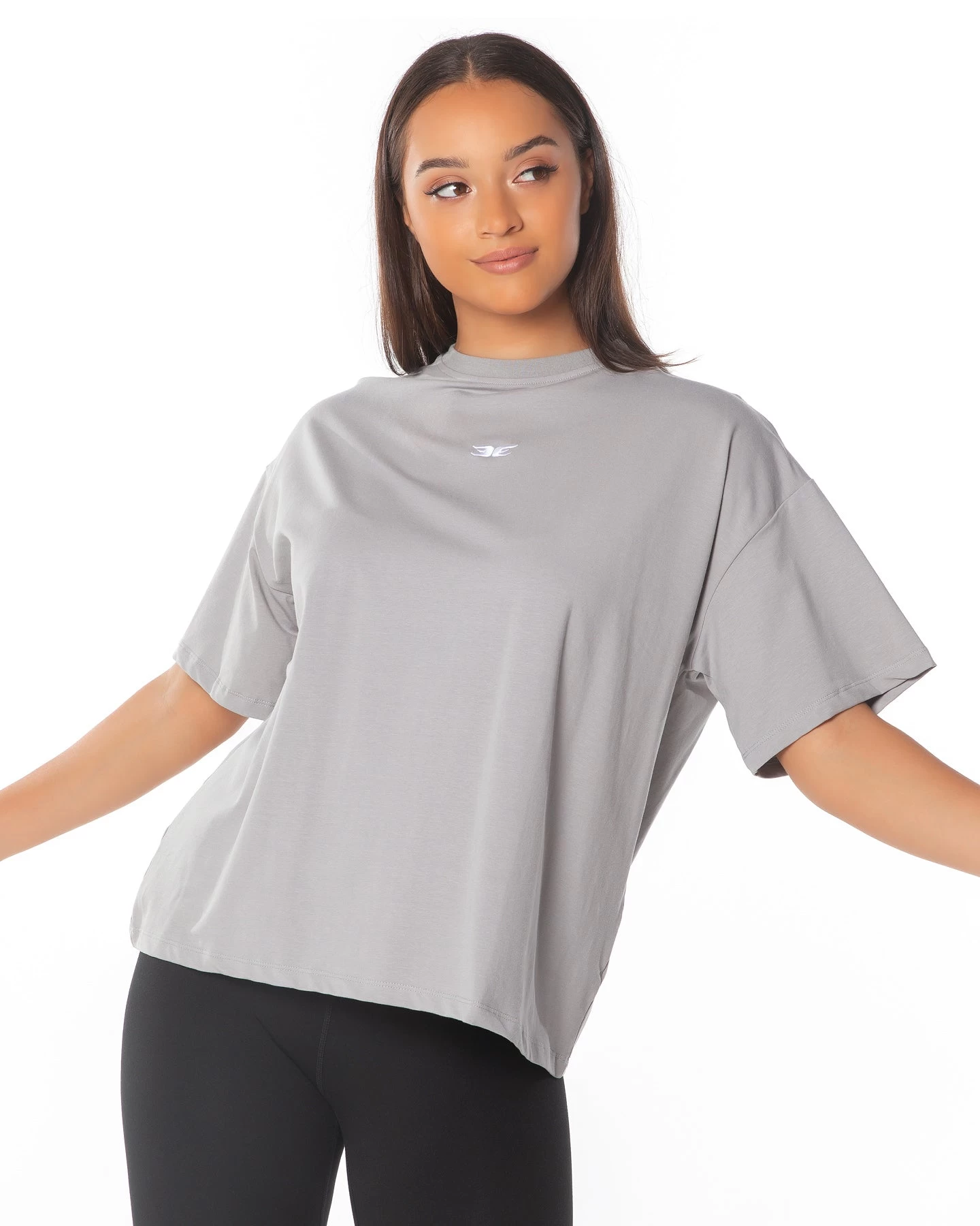 Elite Eleven Classic Oversized Tee - Smokey Grey 2 Elite Eleven Classic Oversized Tee - Smokey Grey - Image 2