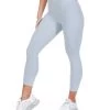 Elite Eleven 7/8 Cross Over Leggings - Light Blue