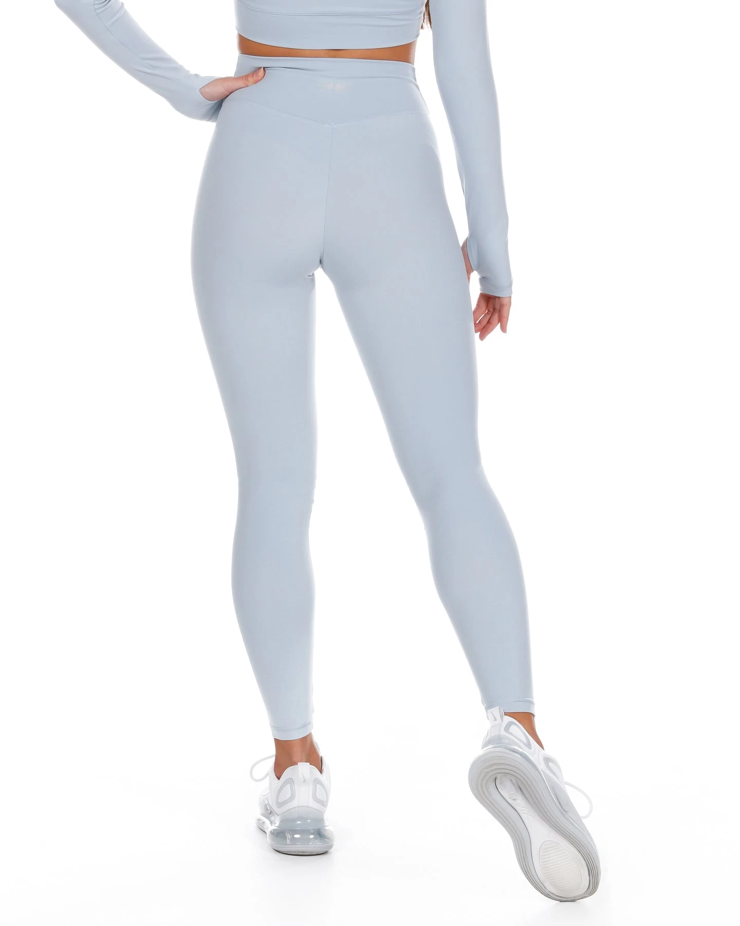 Elite Eleven Cross Over Leggings - Light Blue 5 Elite Eleven Cross Over Leggings - Light Blue - Image 5