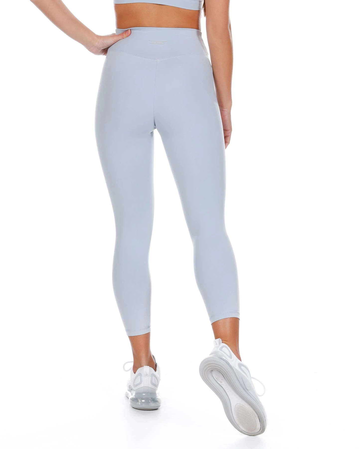 Elite Eleven 7/8 Cross Over Leggings - Light Blue 4 Elite Eleven 7/8 Cross Over Leggings - Light Blue - Image 4