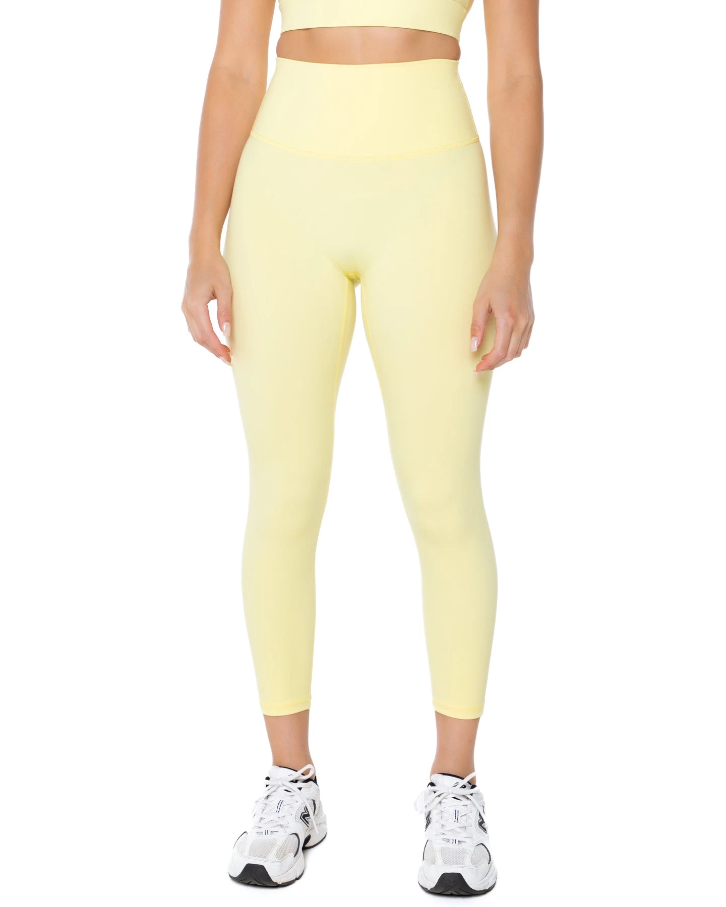 Elite Eleven 7/8 Aura Scrunch Leggings - Soft Yellow 1 Elite Eleven 7/8 Aura Scrunch Leggings - Soft Yellow
