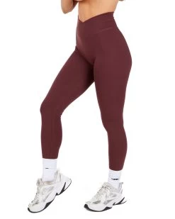Elite Eleven Cross Over Leggings - Decadent Chocolate 7 Elite Eleven Cross Over Leggings - Decadent Chocolate -Fit Style Shop spring.aura 13