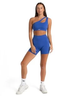 Elite Eleven Asymmetric Bra - Electric Blue 5 Elite Eleven Asymmetric Bra - Electric Blue -Fit Style Shop summer.ee .2 40