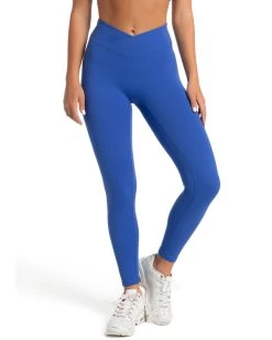 Elite Eleven Cross Over Leggings - Electric Blue
