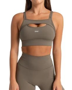 Elite Eleven Aura Support Bra - Dusty Khaki -Fit Style Shop summer.ee .3 3