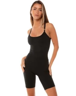 Elite Eleven EE Biker Unitard - Black 7 Elite Eleven EE Biker Unitard - Black -Fit Style Shop unitard.biker 2
